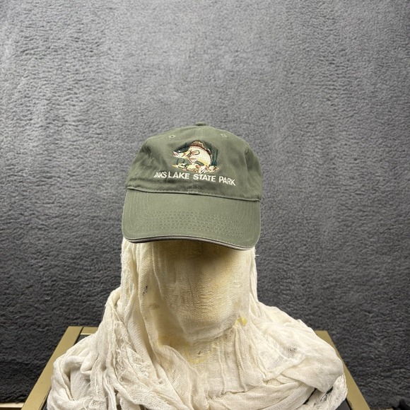 Inks Lake State Park‎ Hat Men OSFM Beltback Triangle Sport Fishing Cap - Picture 1 of 9